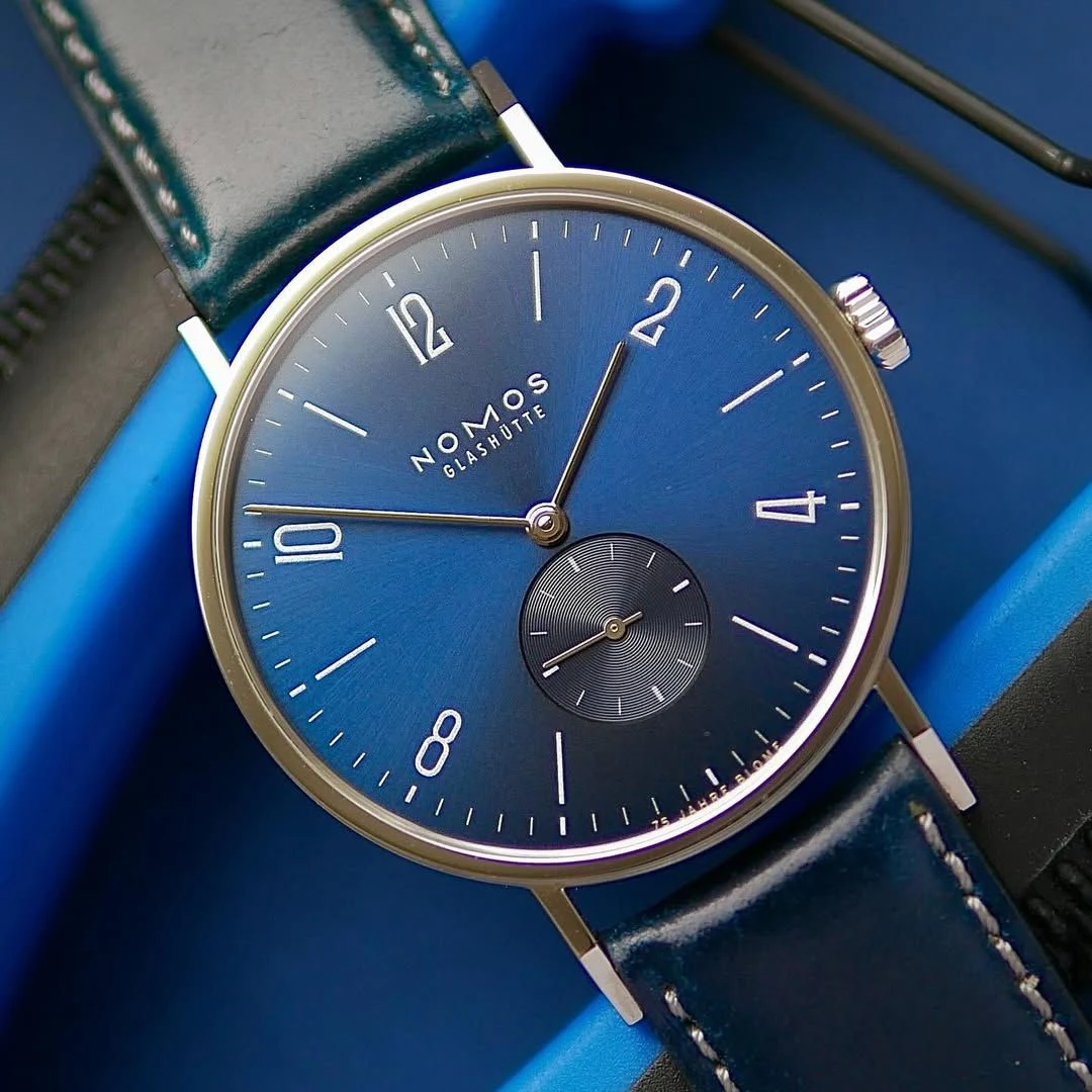 NOMOS Tangente 38 75 Jahre Blome, front view