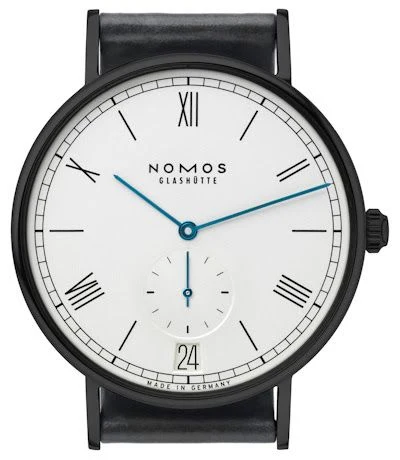 NOMOS Ludwig PVD Date Anorma White, front view