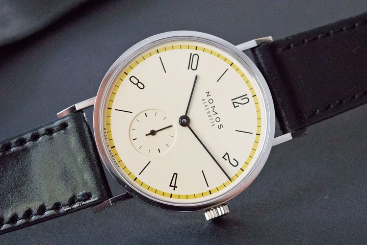Tangente 33 A Century of Bauhaus Yellow watch