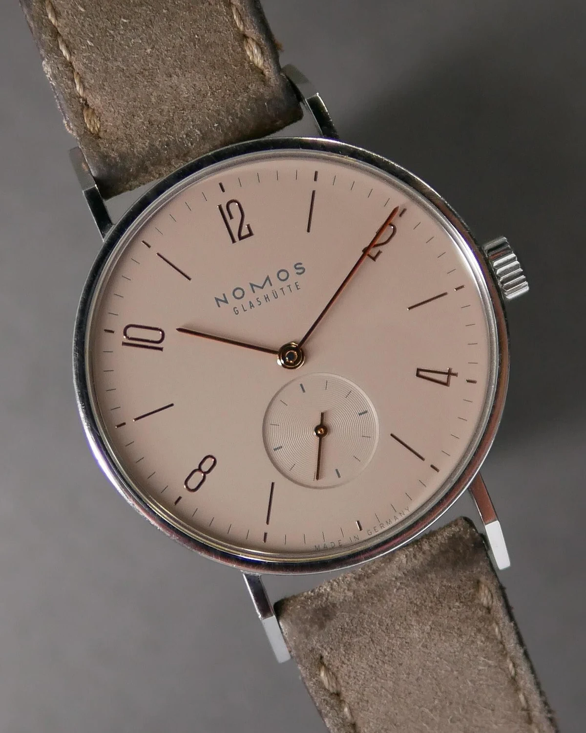 NOMOS Tangente Elfie, front view