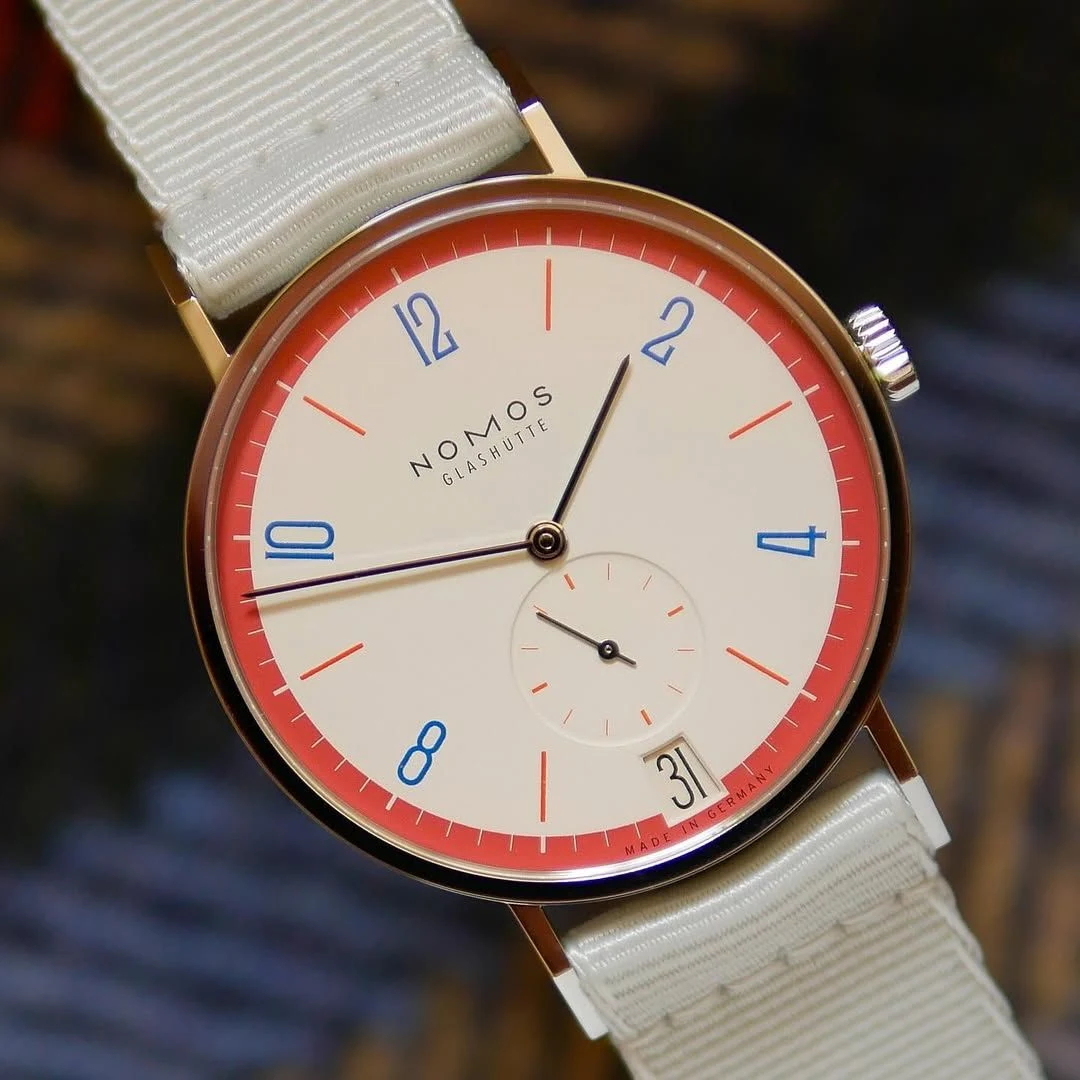 NOMOS Tangente 38 Date Love, front view