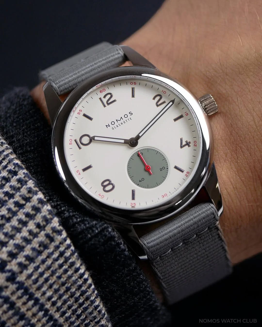 NOMOS Watch Club 36, front view