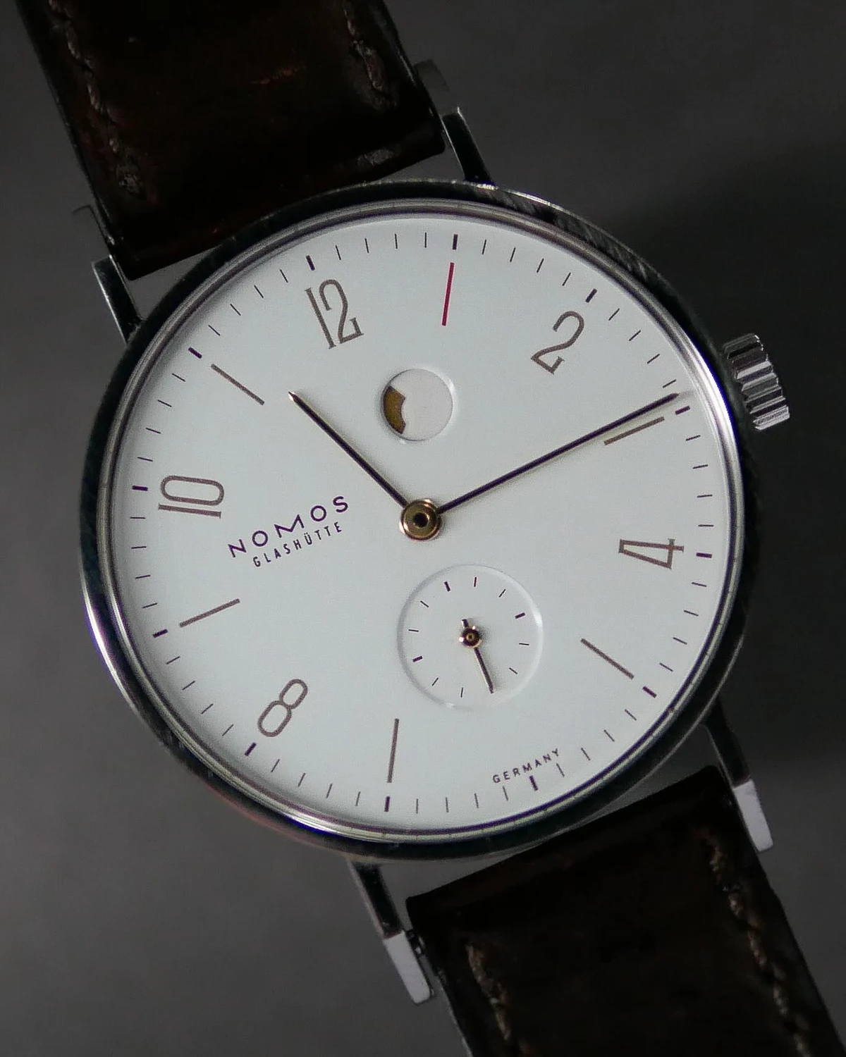 NOMOS Tangente Power Reserve Threec Bandai, front view