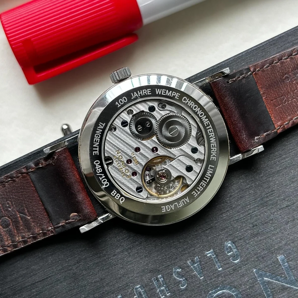 Caseback of the Tangente BBQ