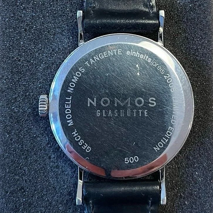 Caseback of the Tangente Einheitspreis 2005