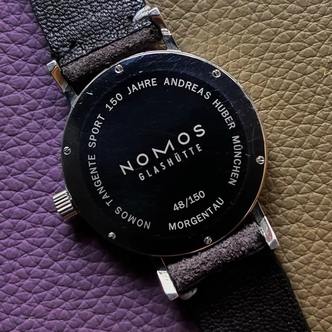 Caseback of the Tangente Sport Morgentau