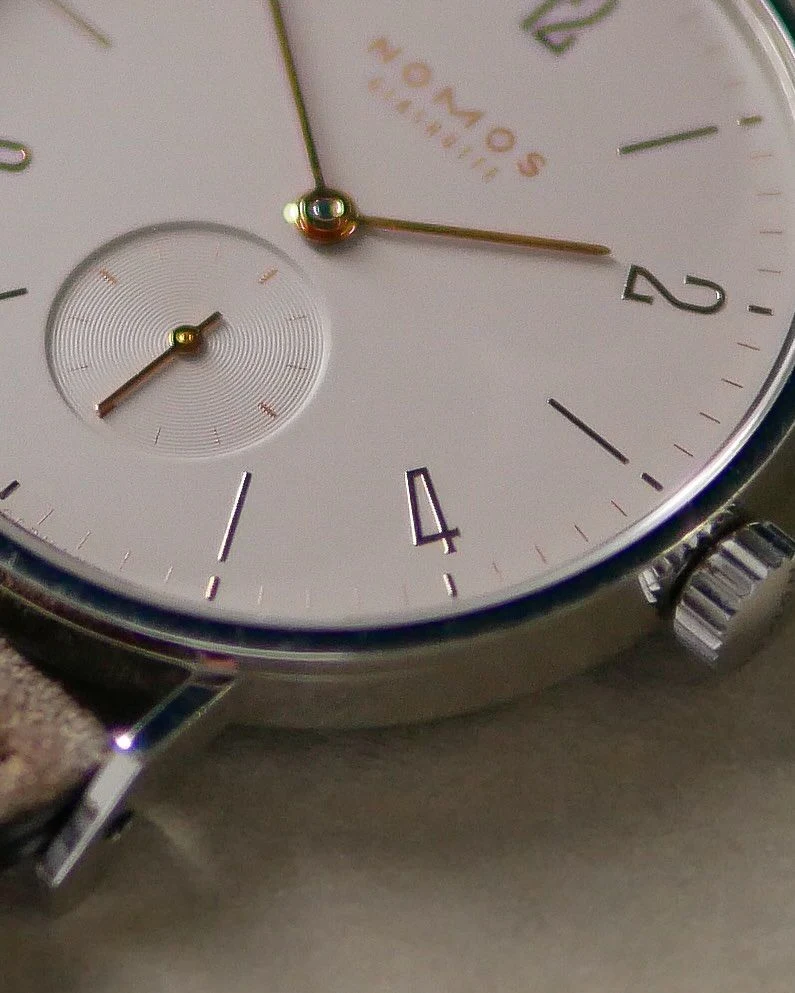 Dial of the Tangente Erika