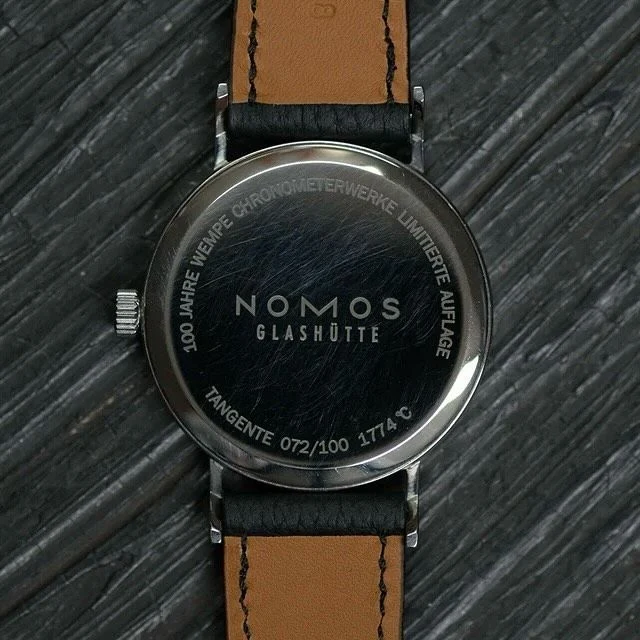 Caseback of the Tangente Nissing 1774ºC