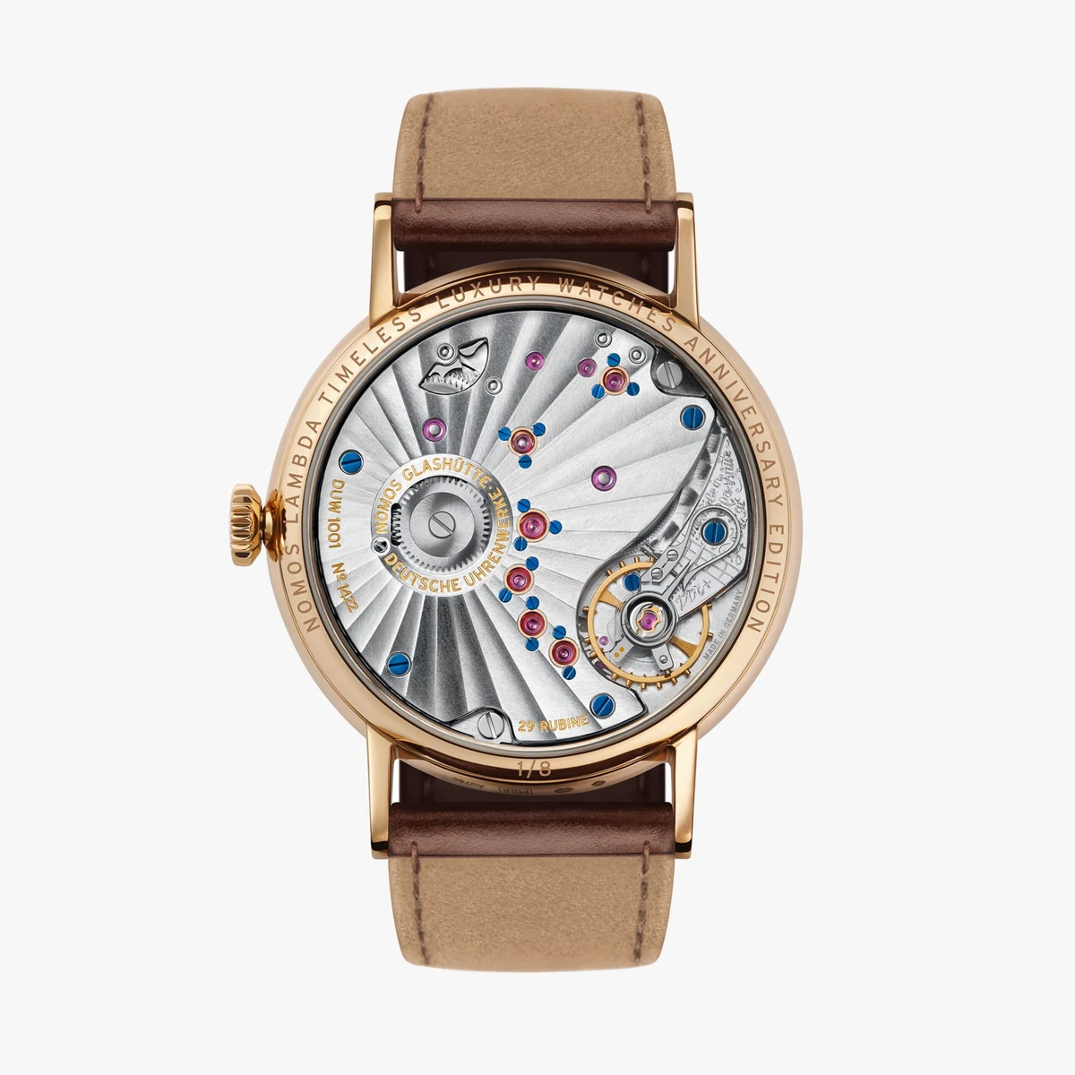 Caseback of the Lambda 39 Timeless