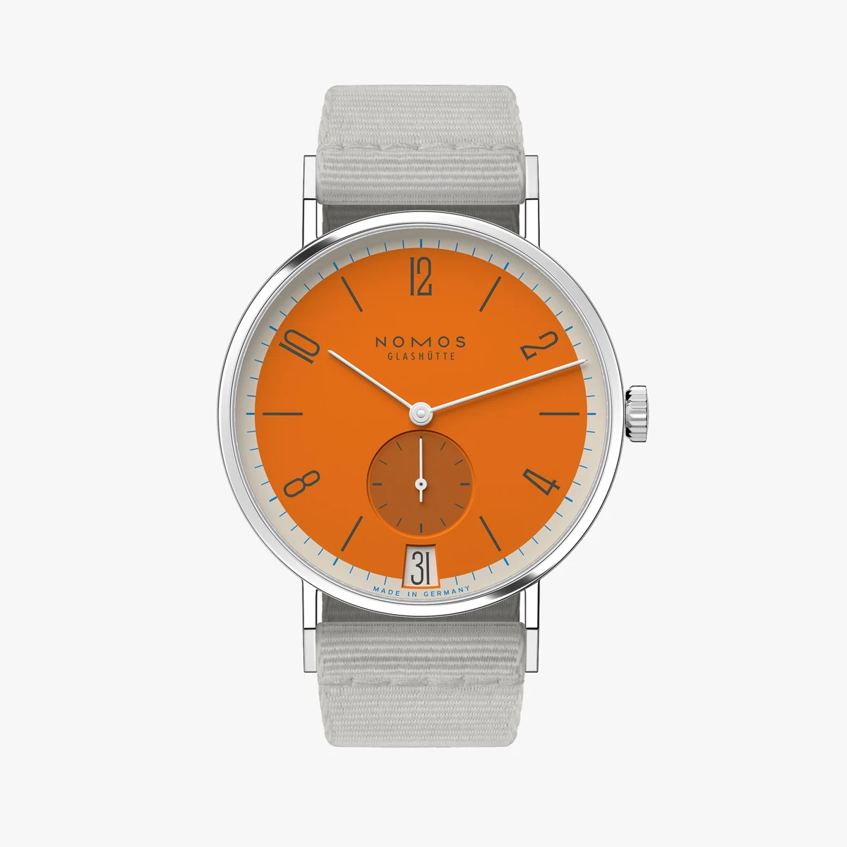 Detail view of the Tangente 38 Date Boje