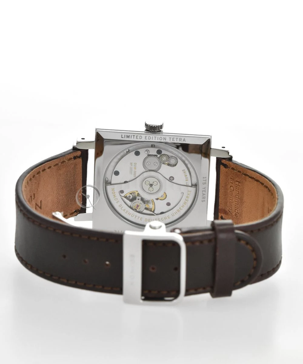 Detail view of the Tetra neomatik 175 Years Watchmaking Glashütte