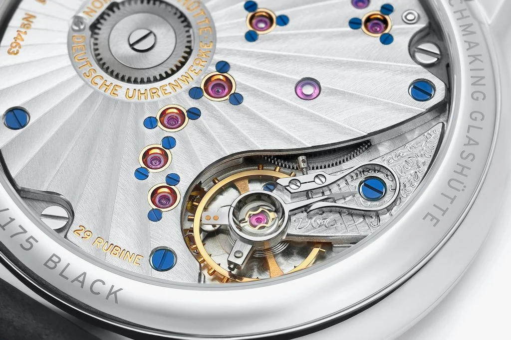 Detail view of the Lambda 175 Years Watchmaking Glashütte
