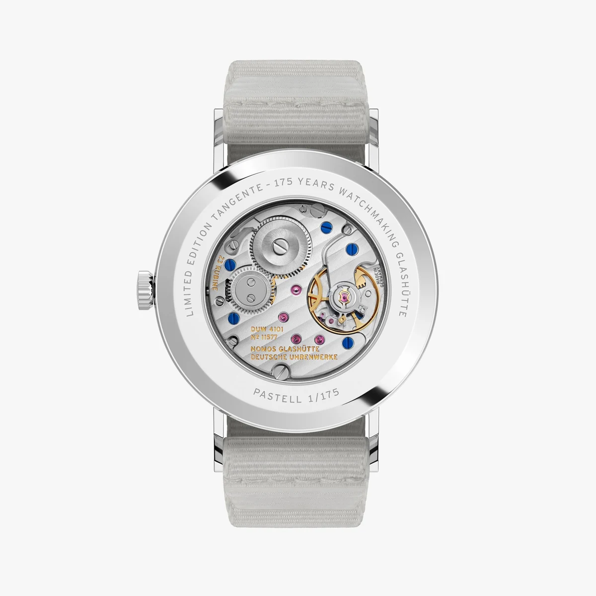 Movement of the Tangente 38 Date Pastell